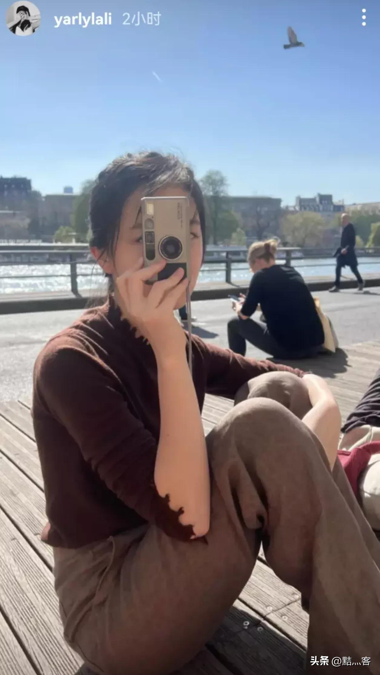 Ly Yan Li Yapeng's daughter Li Yan's trip to Paris is suspected to be ...