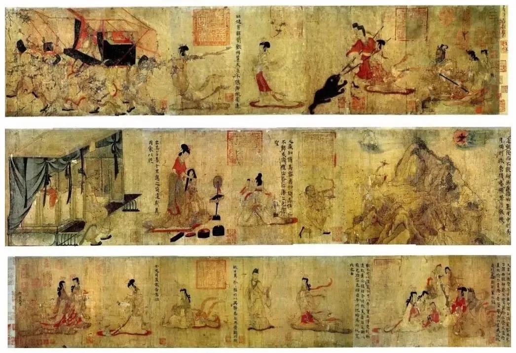 《女史箴圖》是現存最早絹本繪畫,現已流失海外大英博物館 - 資訊咖