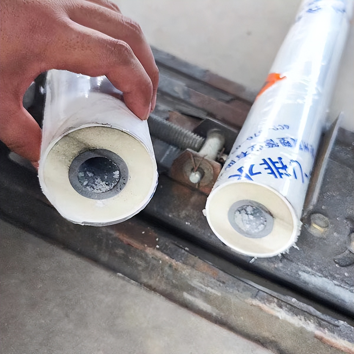 PPR polyurethane foam insulation pipe ppr hot water pipe filling and