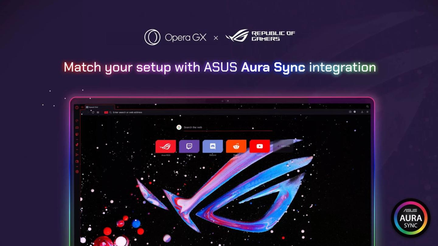 ASUS Launches Opera GX ROG Game Browser, Provides Themed Backgrounds ...