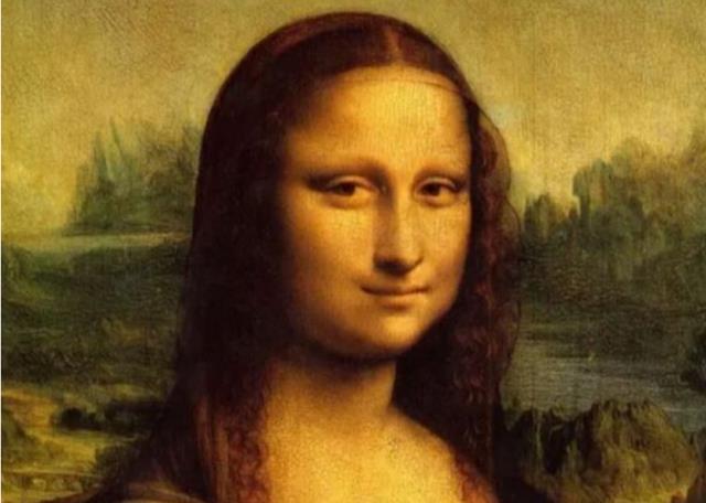 Is Mona Lisa really smiling? After magnifying the painting 3.14 times ...