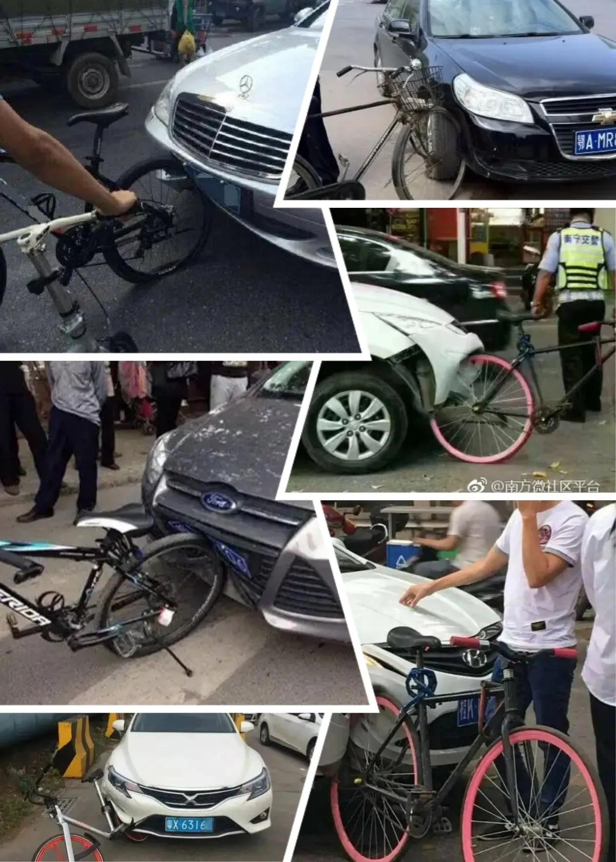 Why are car bumpers made of plastic?Why can't you even touch a bicycle