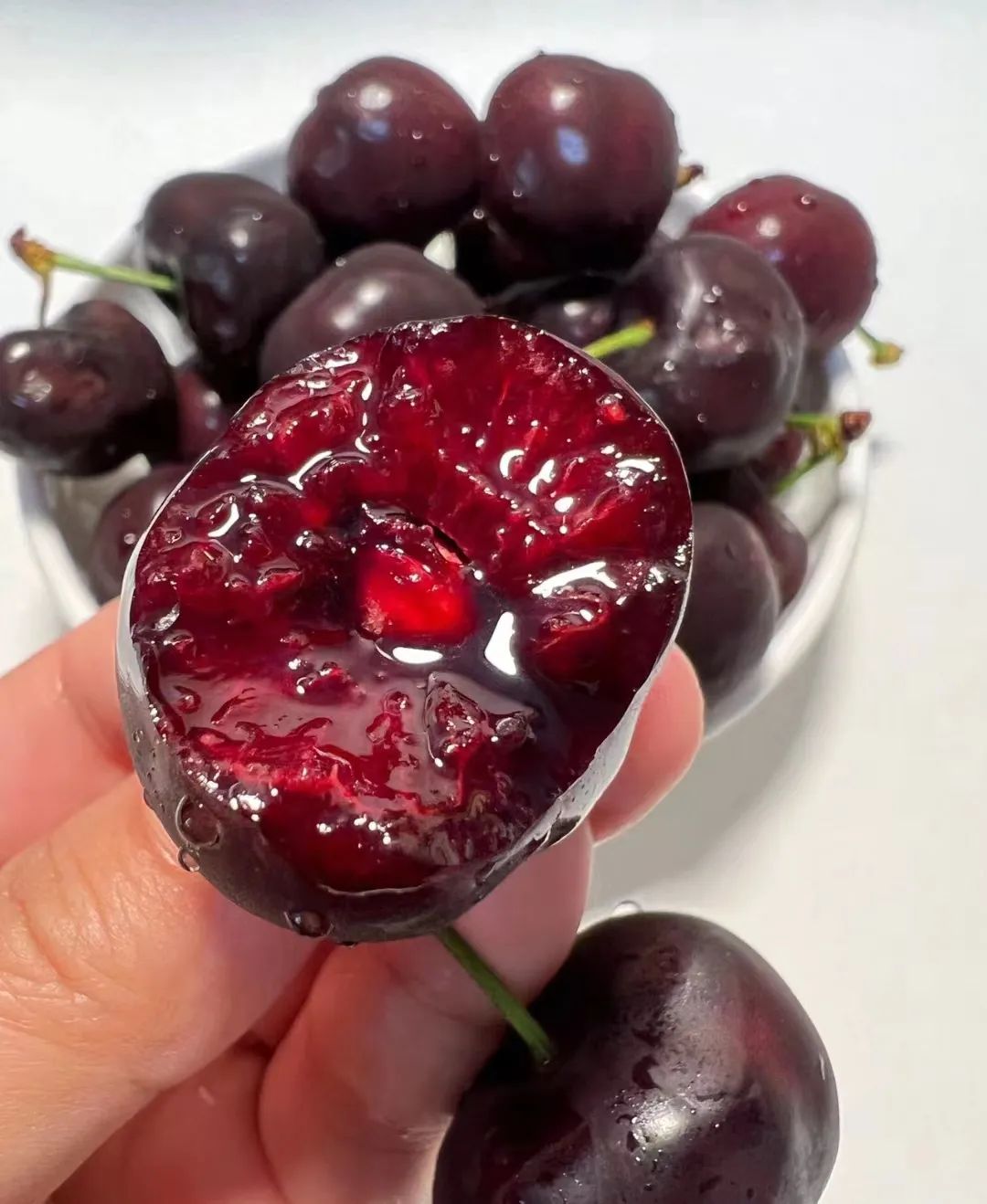 The cherries that cost hundreds of dollars are eaten, and the bracelets