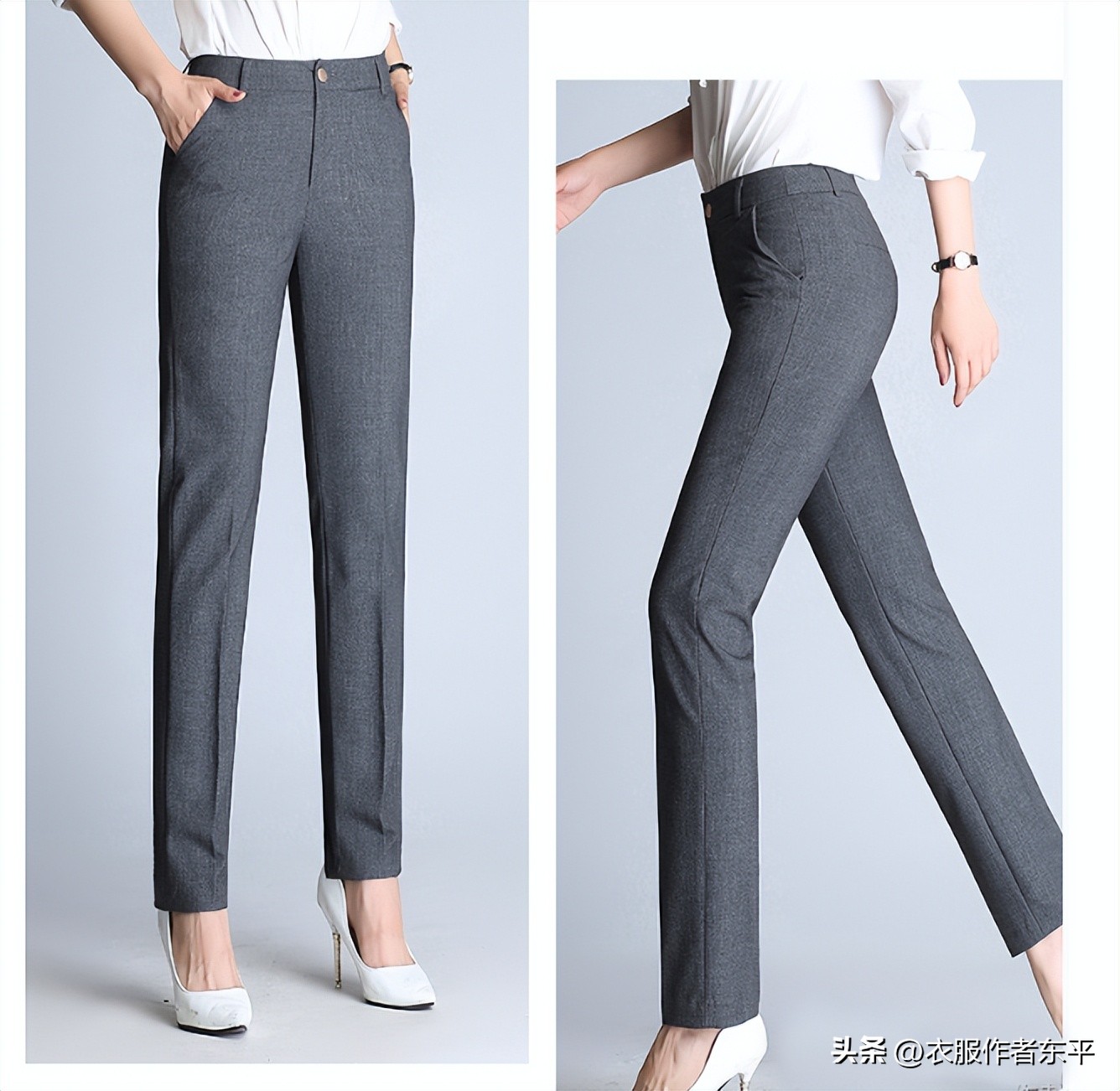 This is a pair of women's trousers that are worth using good fabrics