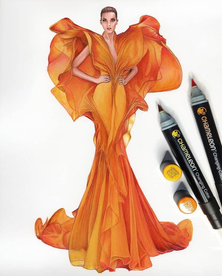 Realistic and beautiful fashion illustrations - iNEWS