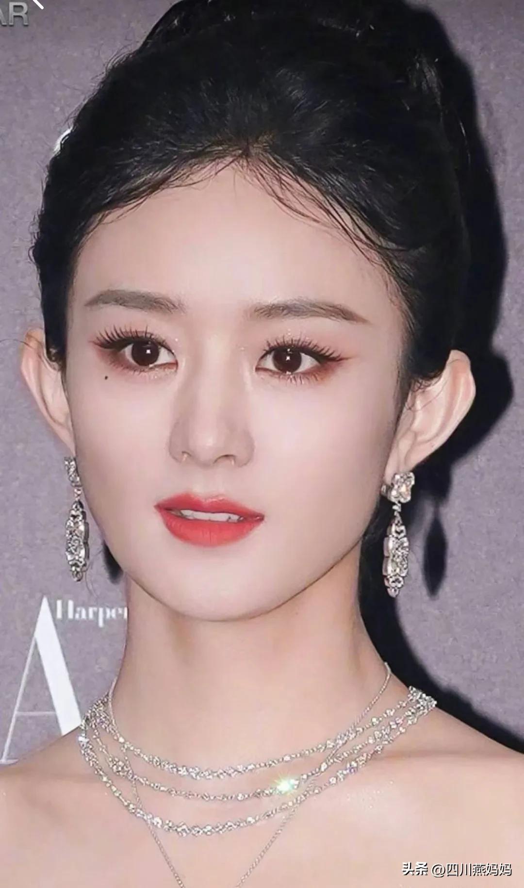 The seemingly inadvertent killing of her face put Zhao Liying on the ...