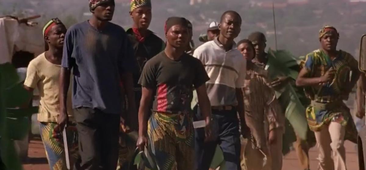 'Hotel Rwanda', directed by Terry George, shows the light and dark of ...