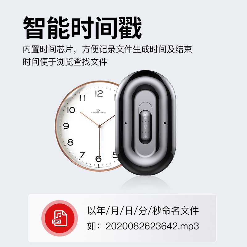 How long can the recorder keep on and record? The actual measurement is