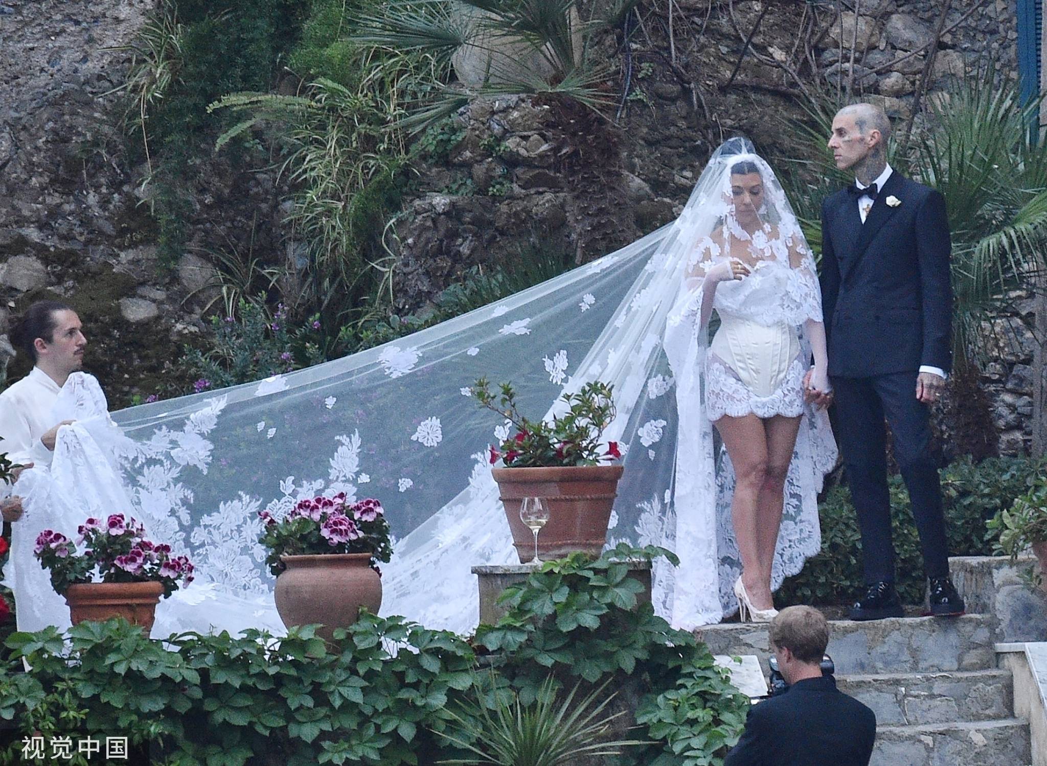 Celebrity Kourtney Kardashian wedding scene fierce show career line