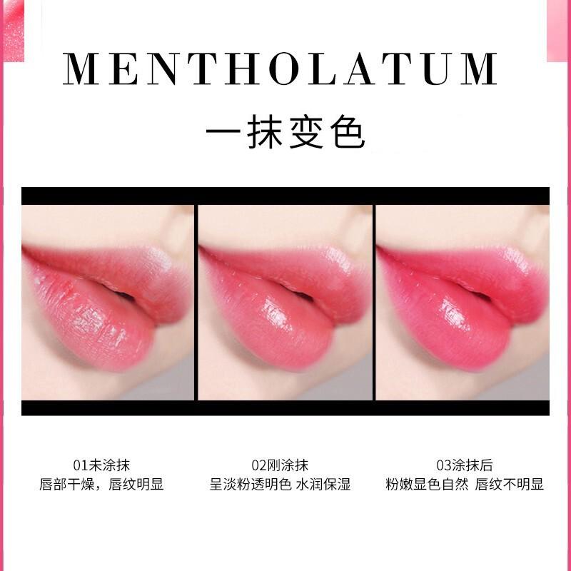 Review of Mentholatum Colorchanging Lip Balm Significant color change