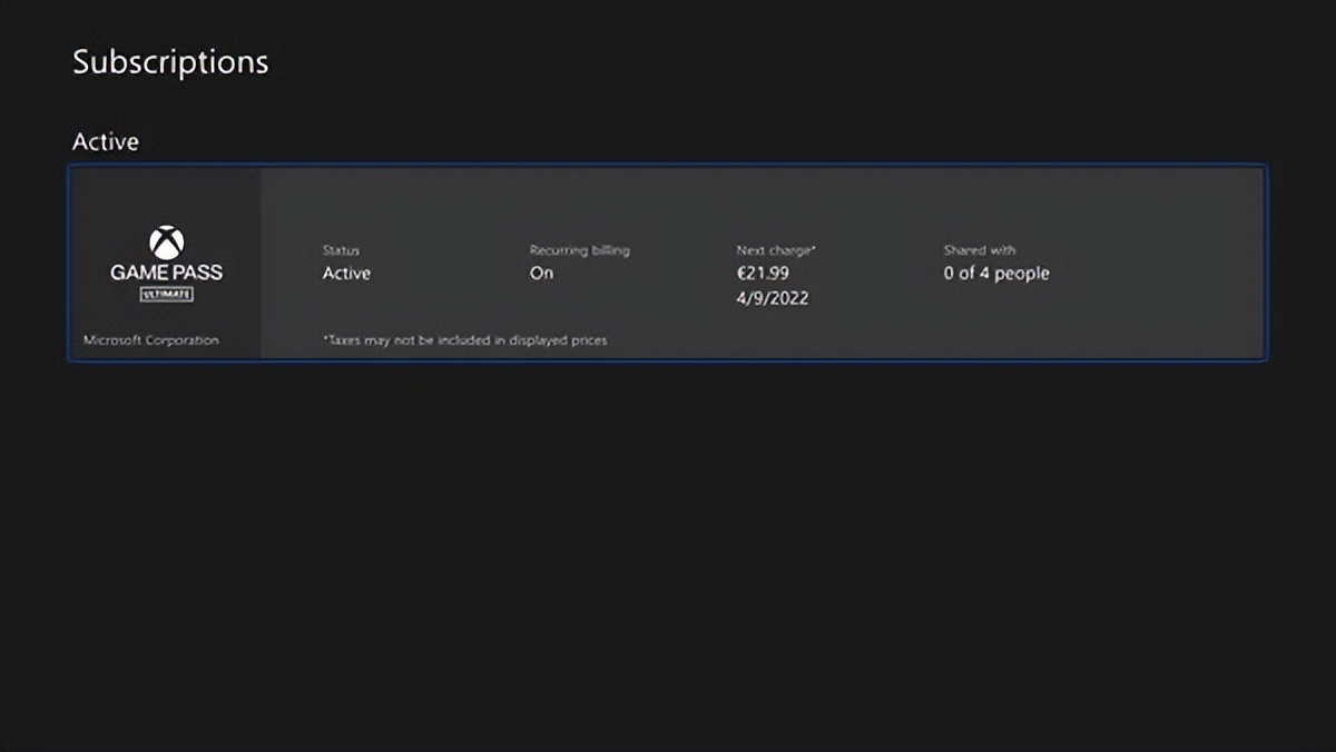 Microsoft starts testing Xbox Game Pass family plan with four members