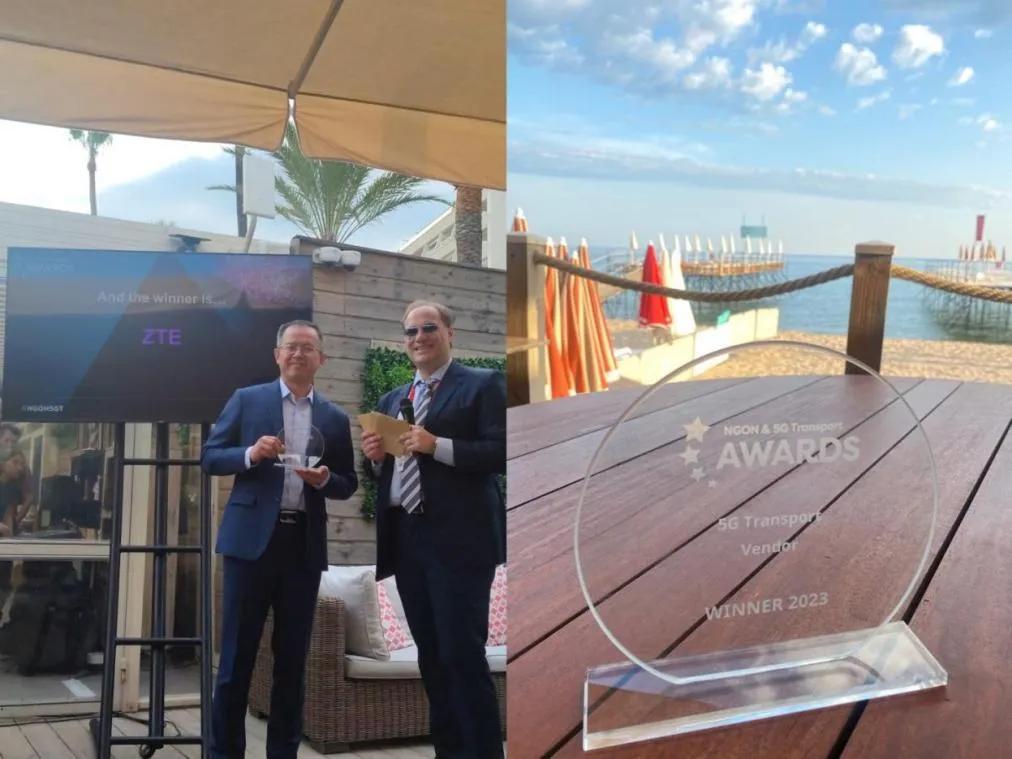 Industry recognized! ZTE won the "Best 5G Transmission Equipment Vendor