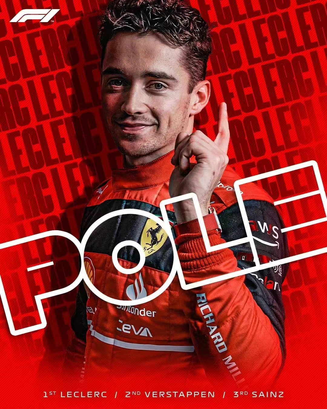 F1 Italian qualifying Leclerc takes pole at home and Verstappen will