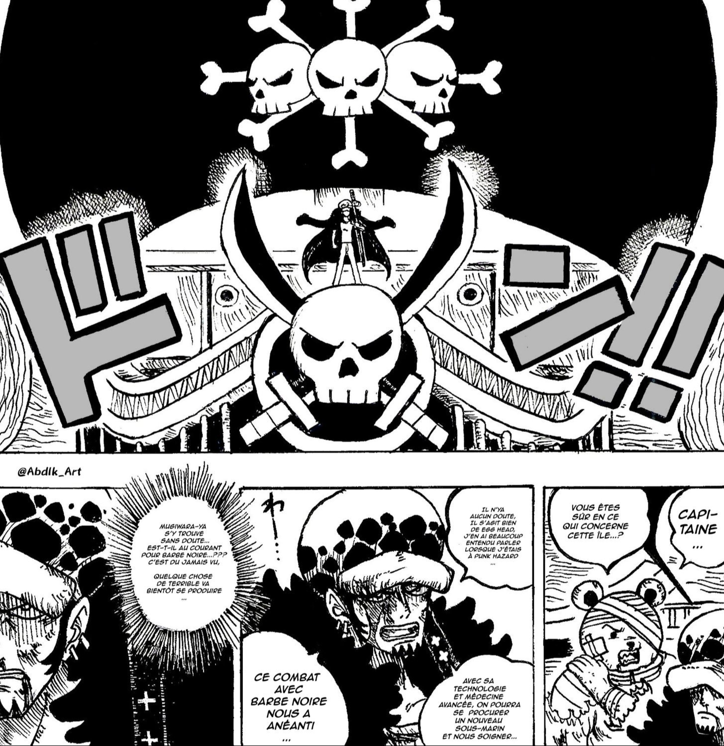 One Piece Chapter 1081 Explosion, Garp defeated Badgers and San Juan