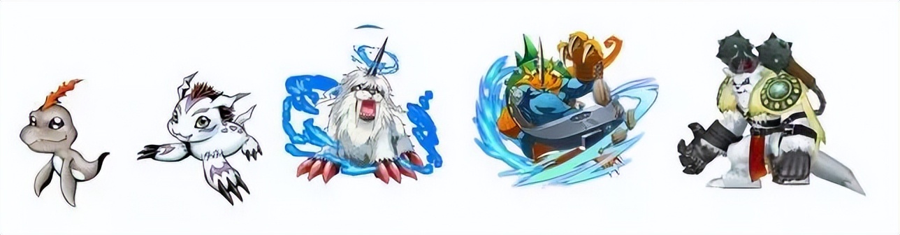 Digimon First Forms Do you remember what these changing forms in