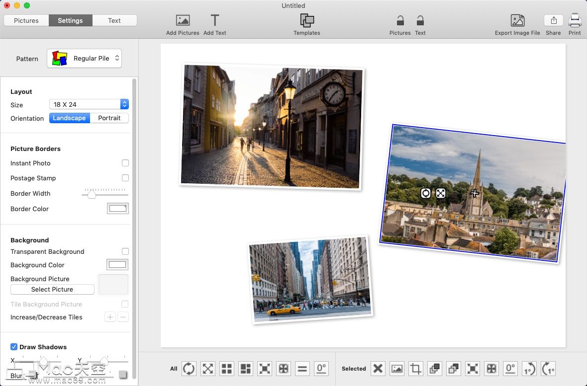 Photo Collage Tool TurboCollage for Mac iNEWS