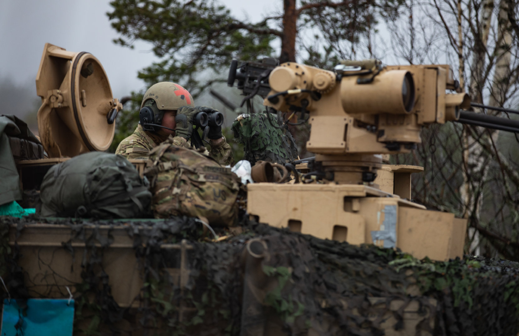 Flying down during the Hammer 22 simulated combat exercise of the 1st