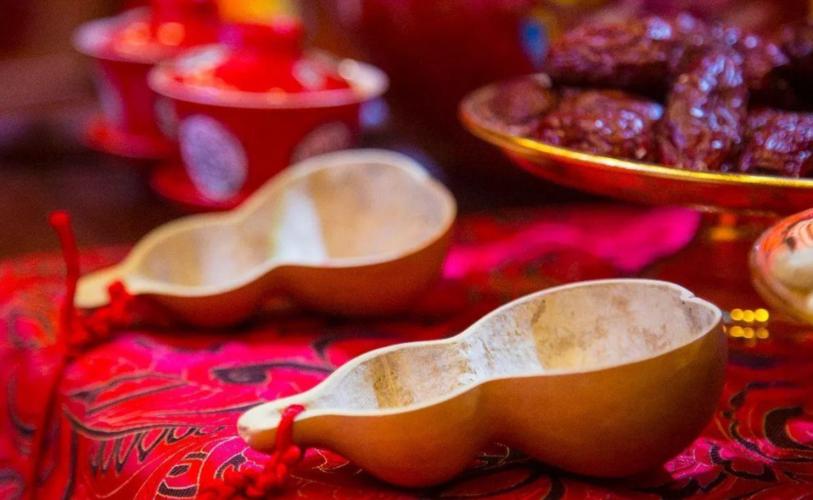 Why do you have to drink a cup of wine when you get married, and what