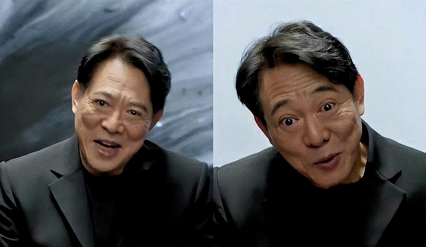 The 60-year-old Jet Li rarely showed his face, his face was swollen ...