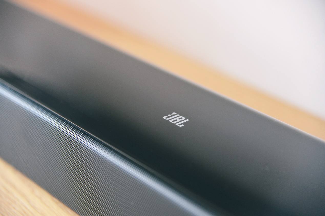 With a JBL sound bar, the sound quality is obviously improved, and