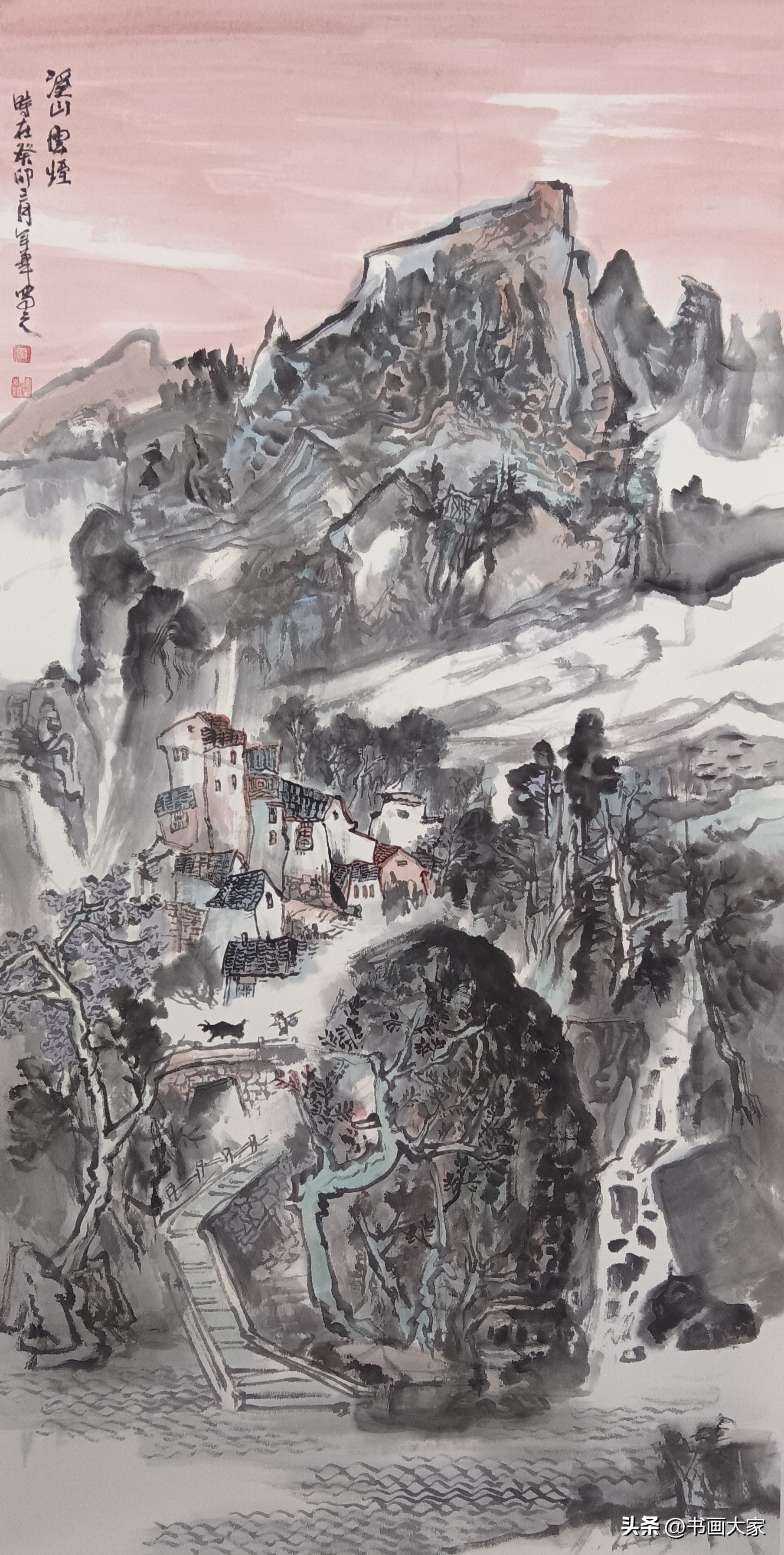 Painter Chen Nianhua—Skillful use of lines and ink color changes to ...