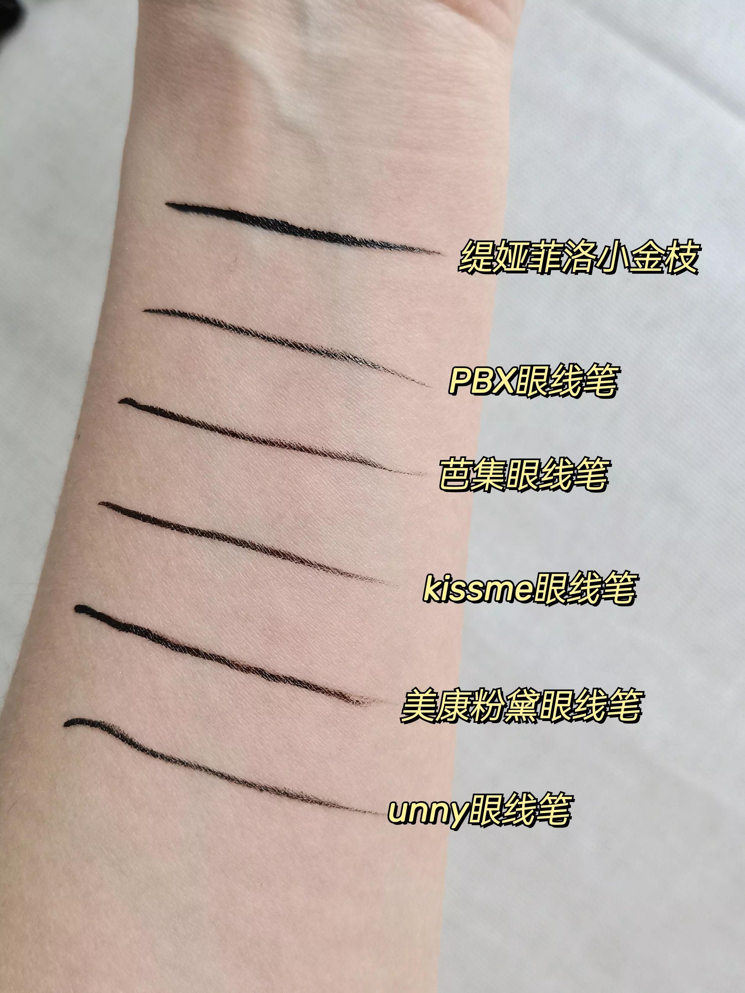 Eyeliners in use at different stages!Still an excellent makeup team