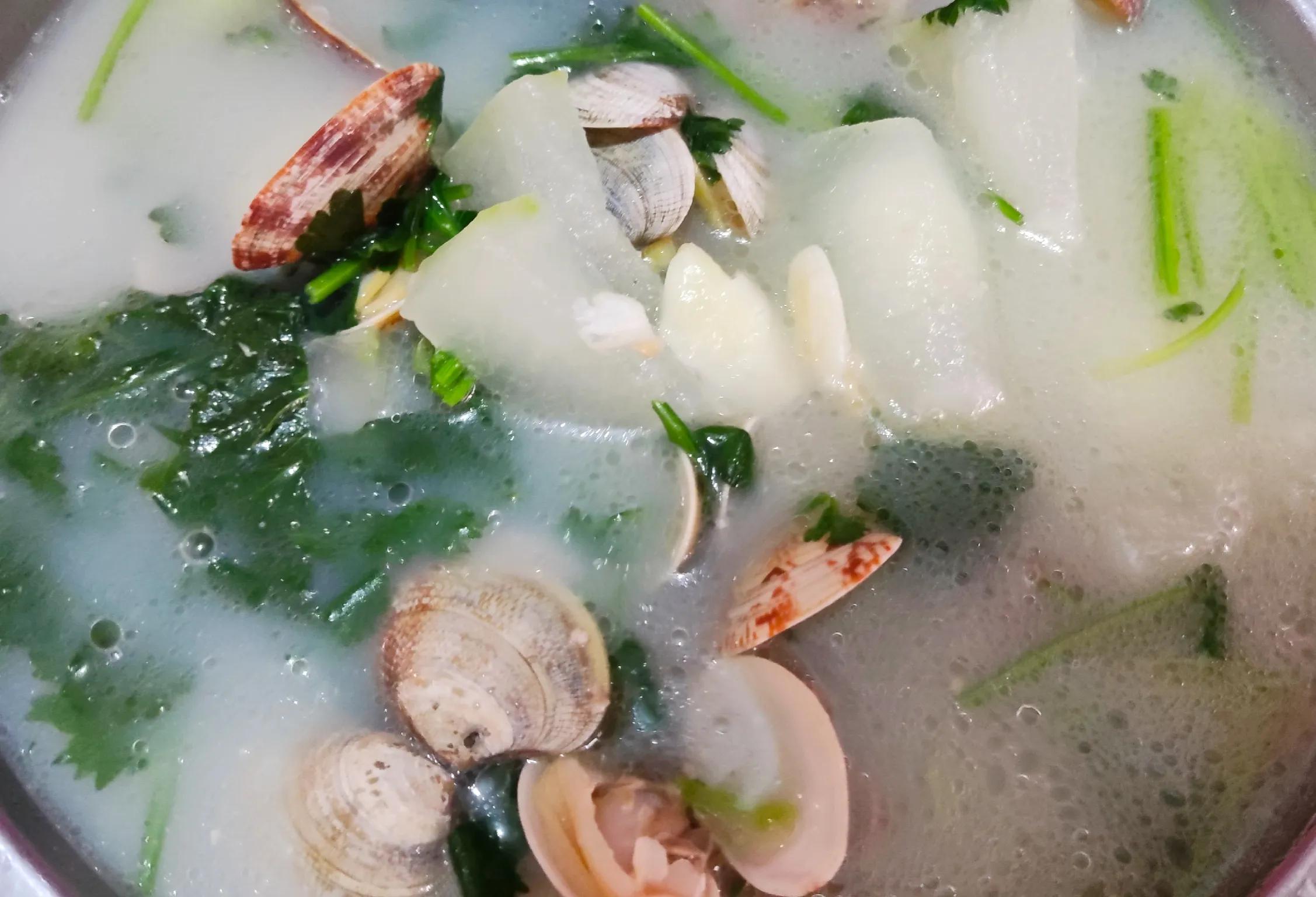 Winter melon flower armor soup is made in this way, which is delicious
