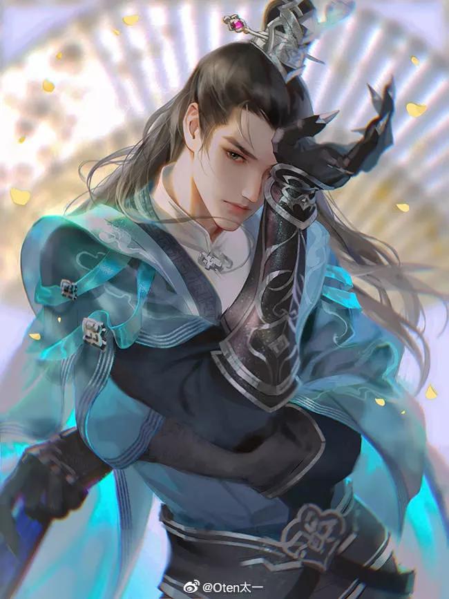 Illustration wallpaper - Moshang is like jade, the son is unparalleled ...