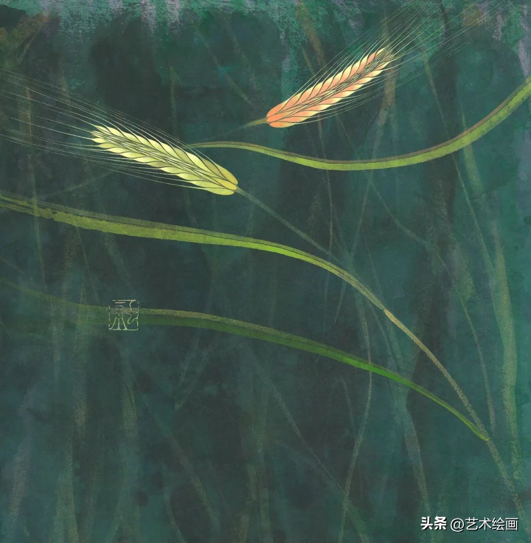 Ding Rong's ears of wheat, a symphony of life, life, art and nature ...
