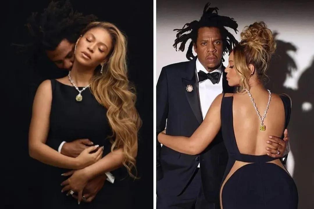 After the song Beyonce wears top yellow diamonds, dazzling and ...
