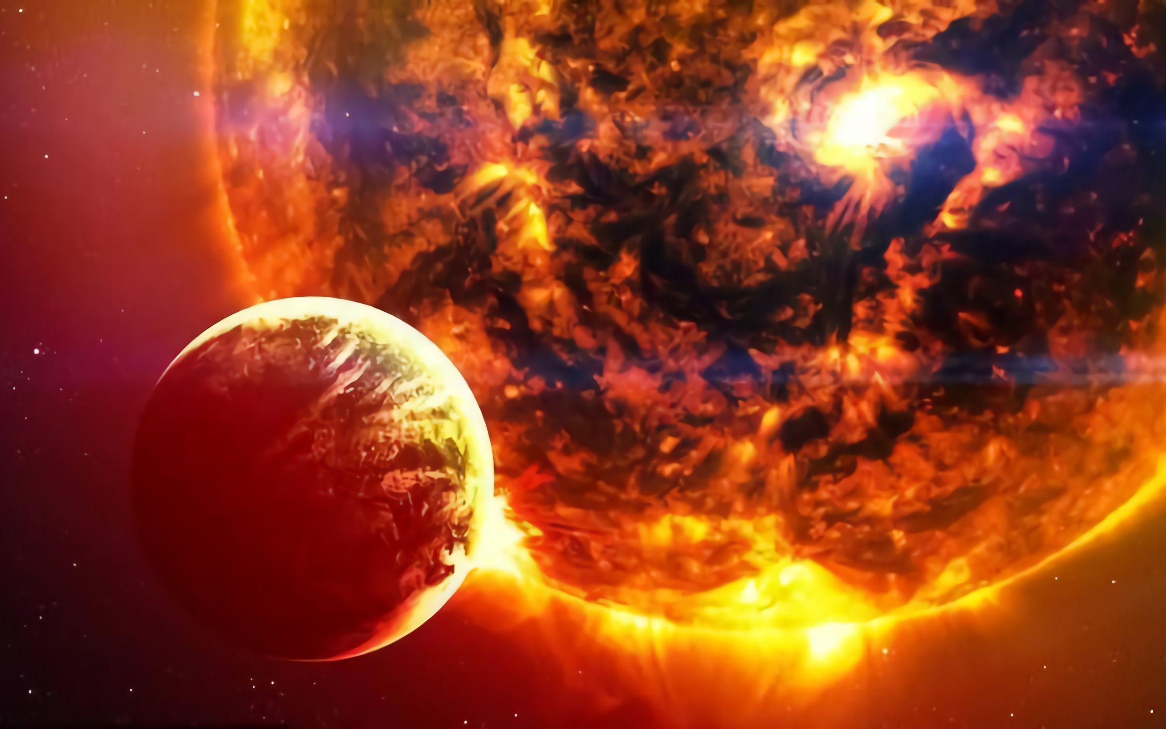 After billions of years, the sun will expand into a red giant star, and ...