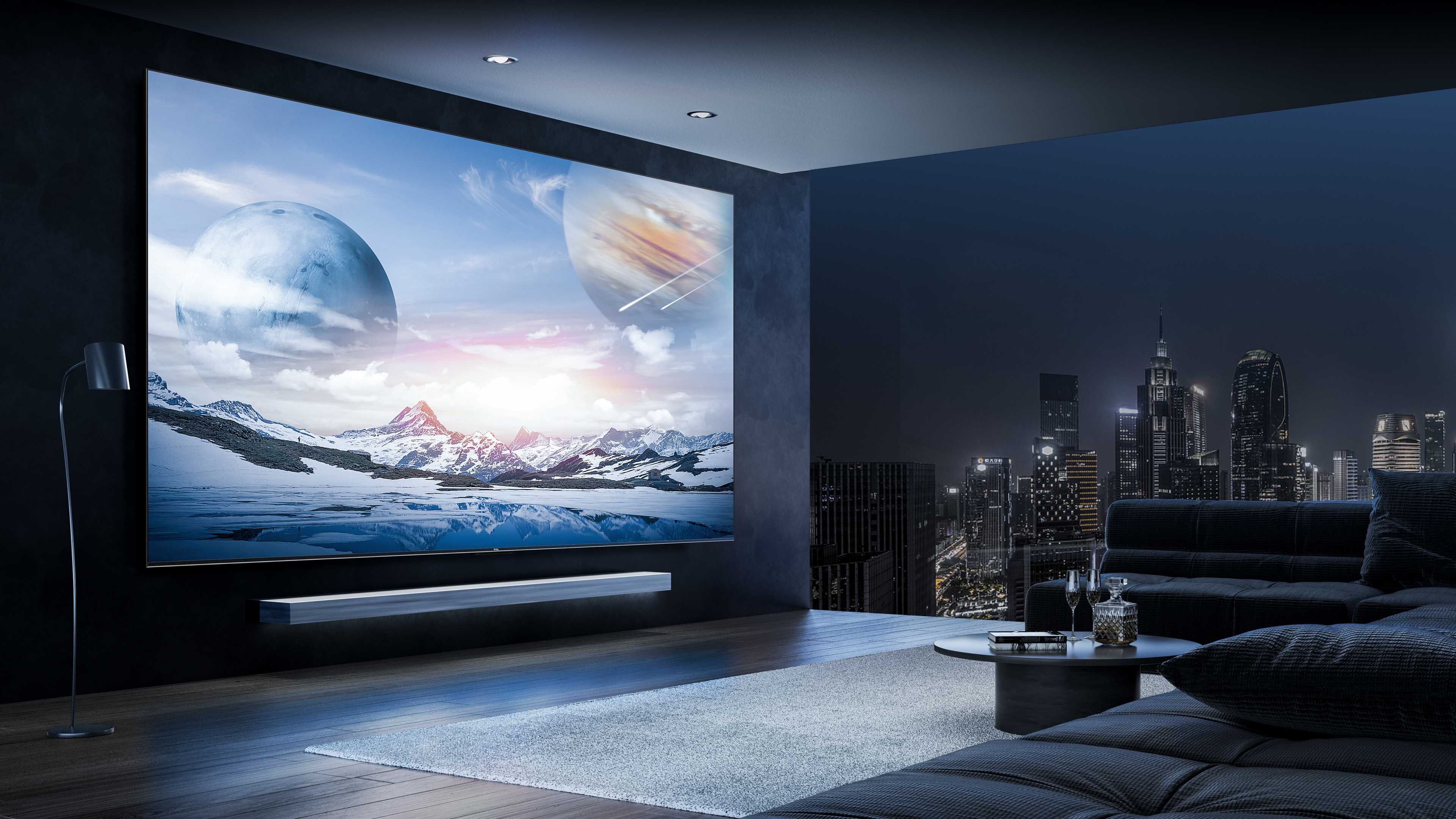 TCL releases new TV: floor-to-ceiling window-type large screen ...