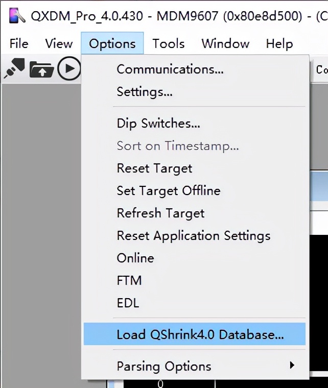 tool QXDM4 QPST installation and usage introduction iNEWS