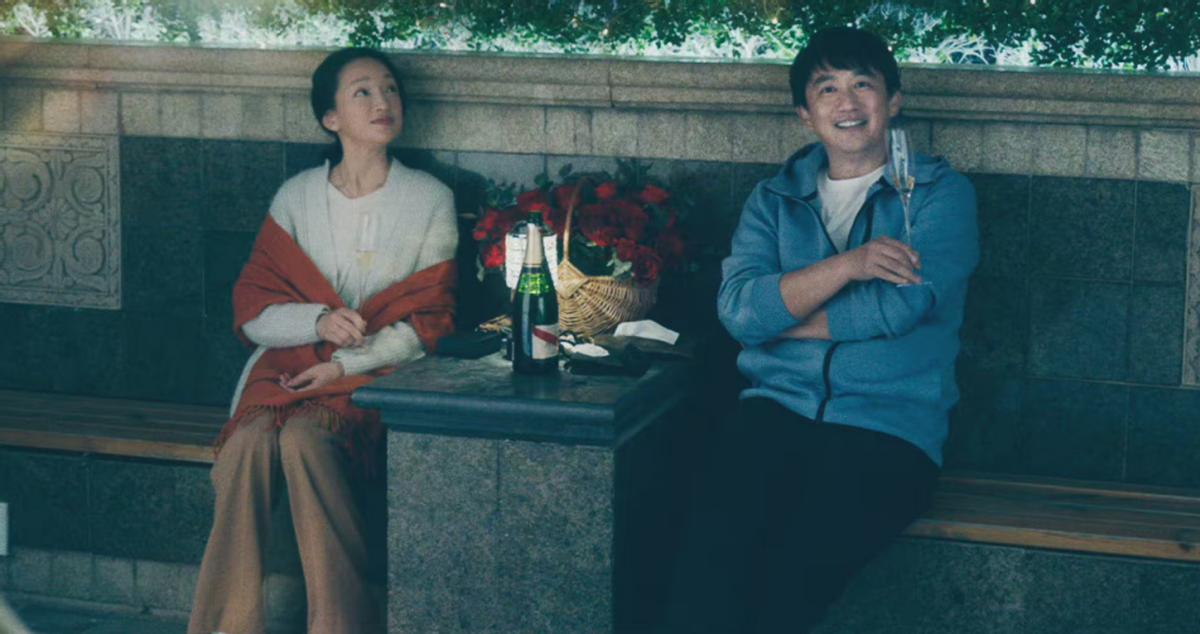 Huang Lei and Zhou Xun acted as a couple for the third time!The kissing ...