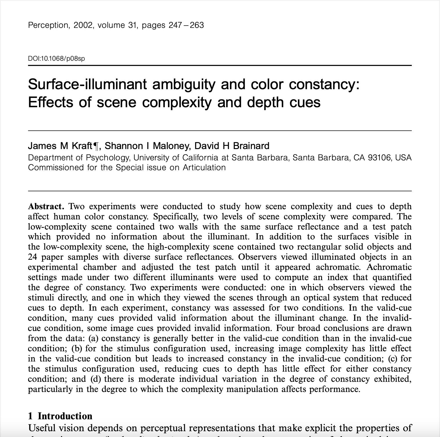 Interesting Psychology Experiment How Do We See Colors In The World INEWS