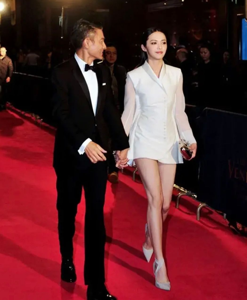 61-year-old Andy Lau and Yao Chen are in the same frame. They have a ...