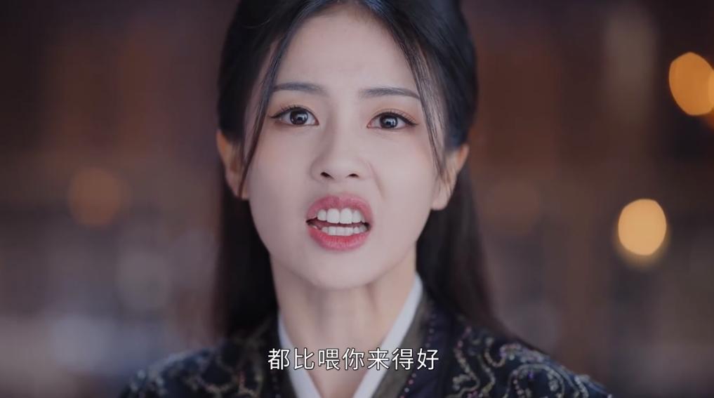 Three female characters in