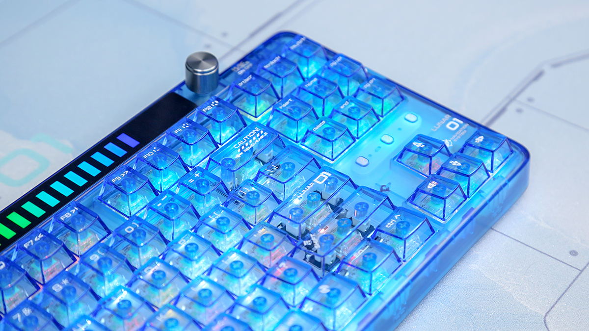 KeysMe Lunar 01 three-mode wireless mechanical keyboard review: cool ...