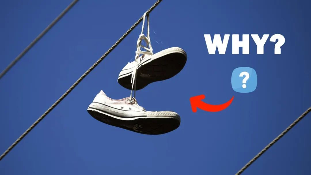 Shoes hanging from UK wires?Description of nearby drug dealers?!you may
