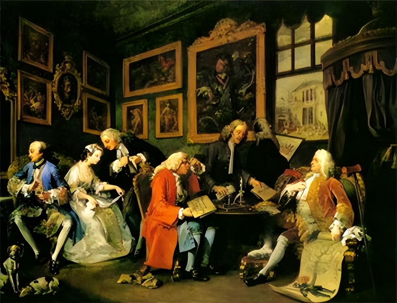 Talking about the artistic atmosphere during Queen Anne's reign and its influence on later