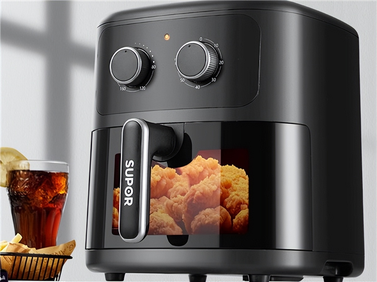 BRUNO Home Small Rubik's Cube Air Fryer New Oven Large Capacity Oil-Free  Multifunctional French Fries