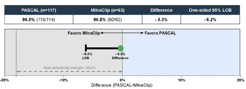 PASCAL device effectively reduces MR and expands treatment options for ...
