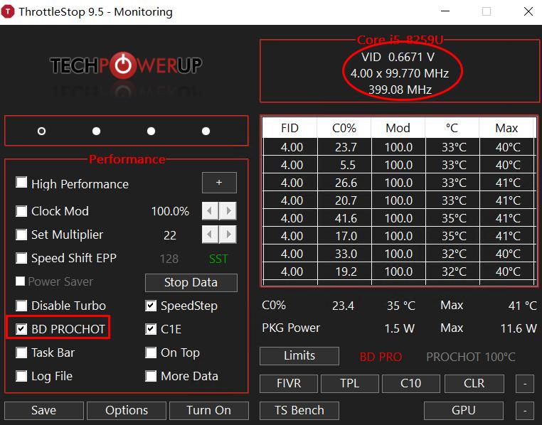 The CPU is limited to 0.39Ghz, and the computer freezes severely, why