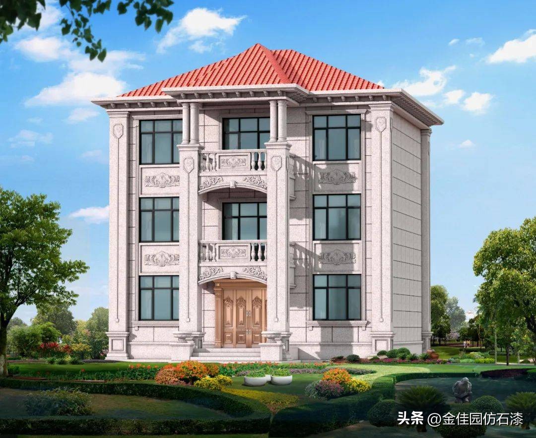 How much is the exterior wall imitation stone paint per square meter