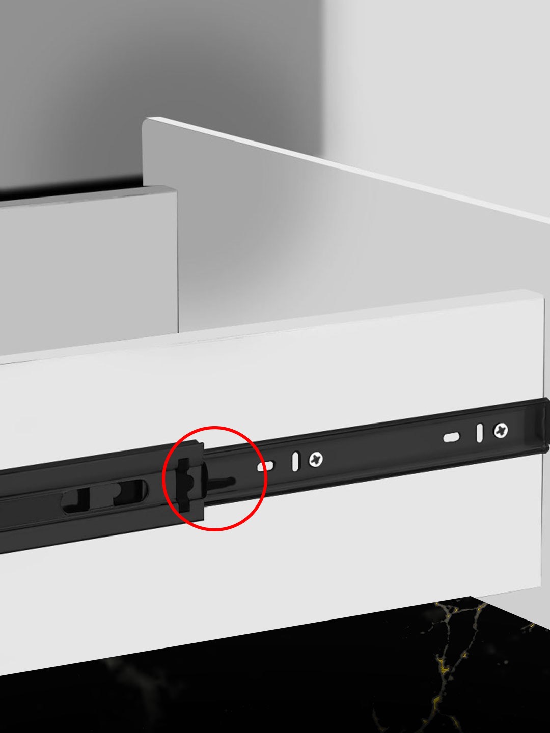 Installation and disassembly skills of custom wardrobe drawer slide