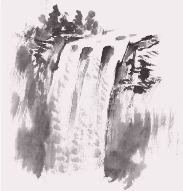 Spring Water Simple Drawing Basic drawing steps of spring water and waterfall - iMedia