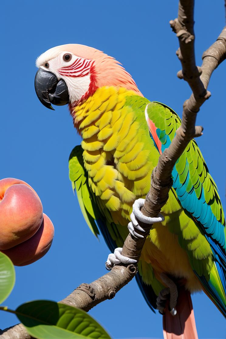 AI photo appreciation: colorful parrots - iNEWS