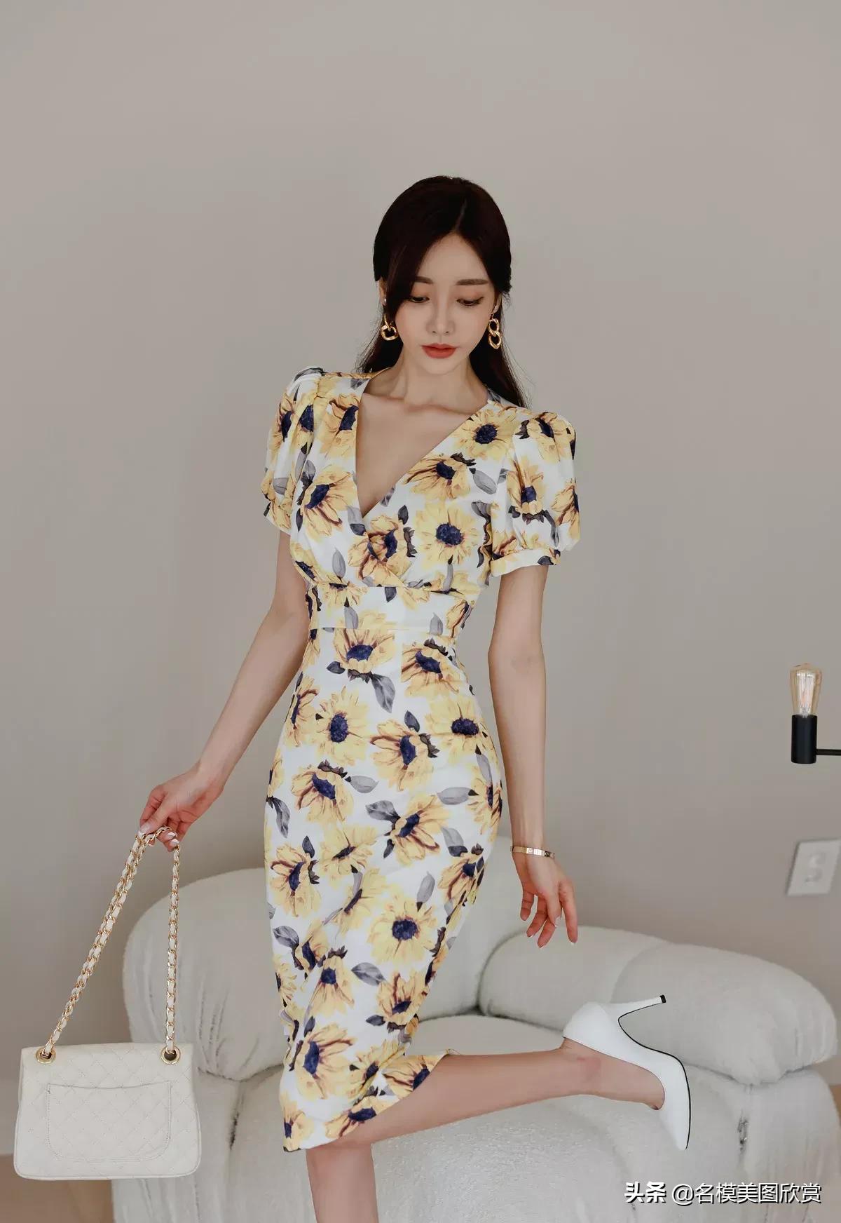 Korean Goddess Sun Yunzhu: Sunflower Dress - iNEWS