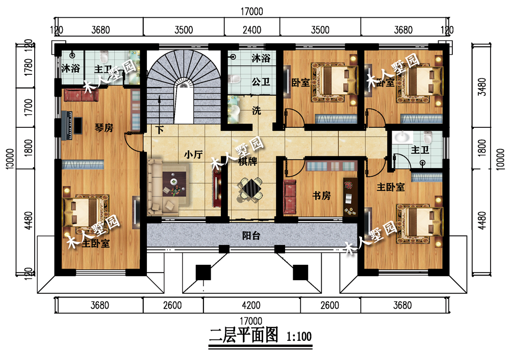 17 meters wide homestead to build a house, 80% of people will choose ...