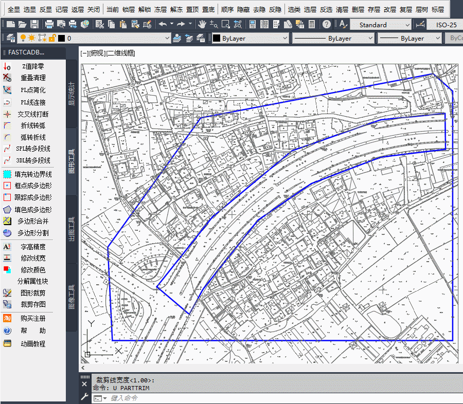 CAD topographic map cropping tool - De54cf34b3604f9785958e76a34067e5